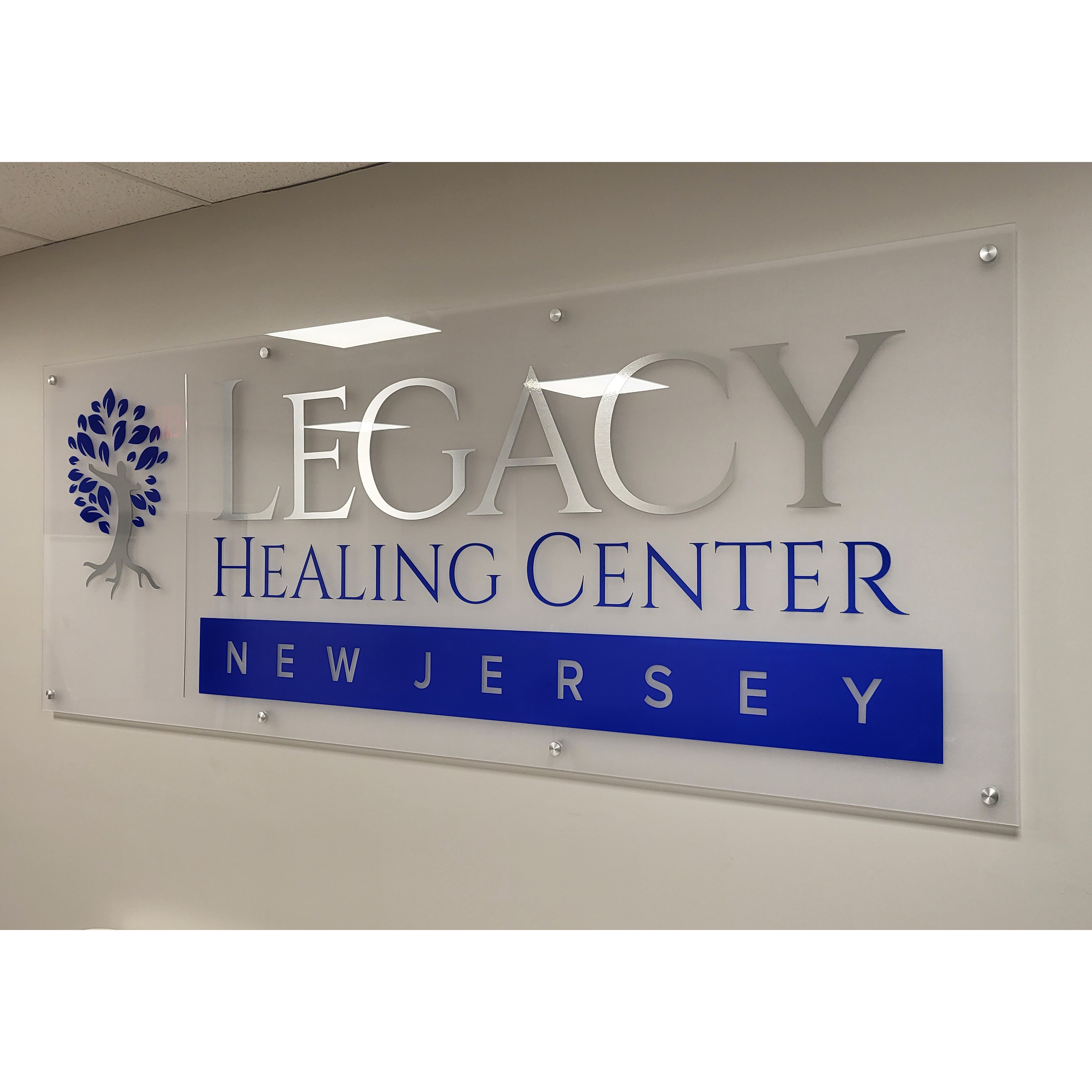 Legacy Reception sign