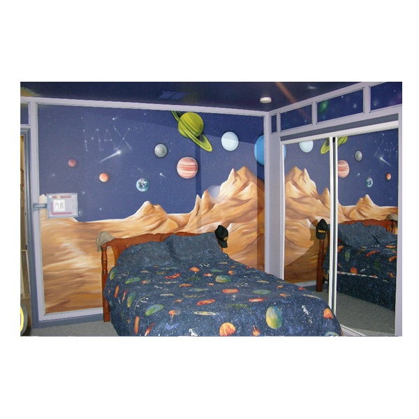 outerspace mural