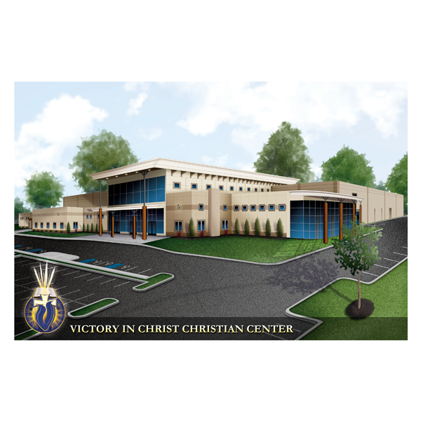 church architectural rendering
